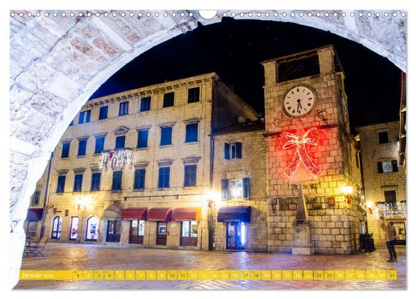 Produktbild: Kotor - Juwel der Adria und UNESCO-Welterbe in Montenegro (Wandkalender 2026 DIN A3 quer), CALVENDO Monatskalender