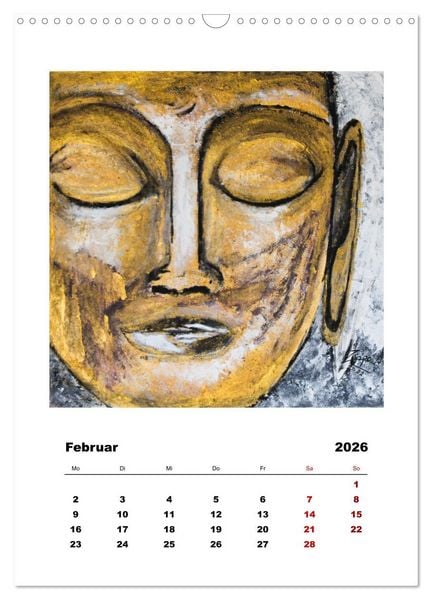 Produktbild: Buddha Relax (Wandkalender 2026 DIN A3 hoch), CALVENDO Monatskalender