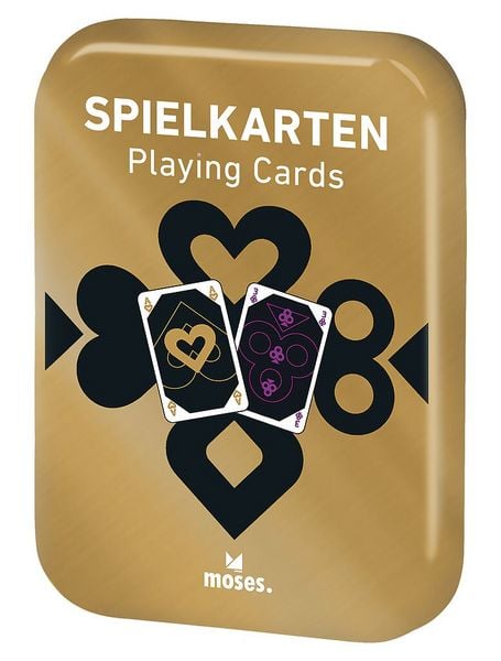 Produktbild: Spielkarten metallic