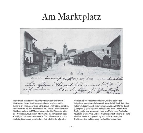 Produktbild: Frejas en da Lam. Der Markt Lam in historischen Ansichtskarten ab 1893