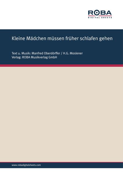 Produktbild: Kleine M&auml;dchen m&uuml;ssen fr&uuml;her schlafen gehen