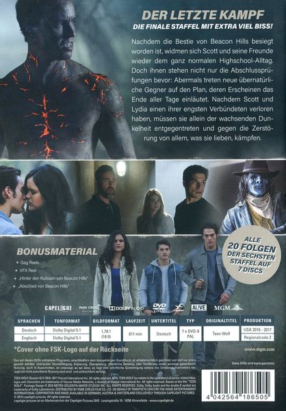 Teen Wolf - Staffel 6 (Softbox) [7 DVDs]