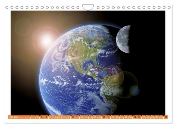 Produktbild: Im Weltall ist Stille (Wandkalender 2027 DIN A4 quer), CALVENDO Monatskalender