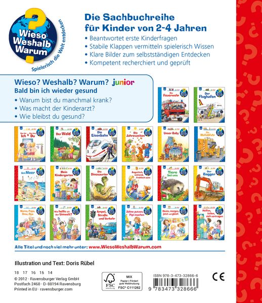 Produktbild: Bald bin ich wieder gesund / Wieso? Weshalb? Warum? Junior Bd. 45