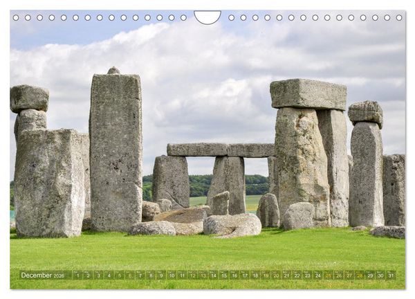 Produktbild: Mysterious Stonehenge (Wall Calendar 2026 DIN A4 landscape), CALVENDO 12 Month Wall Calendar
