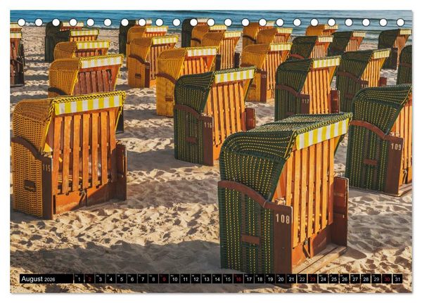 Produktbild: Ein Wochenende im Ostseebad Binz (Tischkalender 2026 DIN A5 quer), CALVENDO Monatskalender