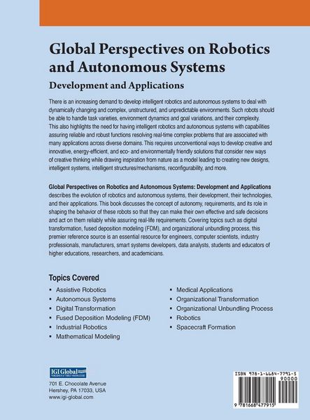 Produktbild: Global Perspectives on Robotics and Autonomous Systems