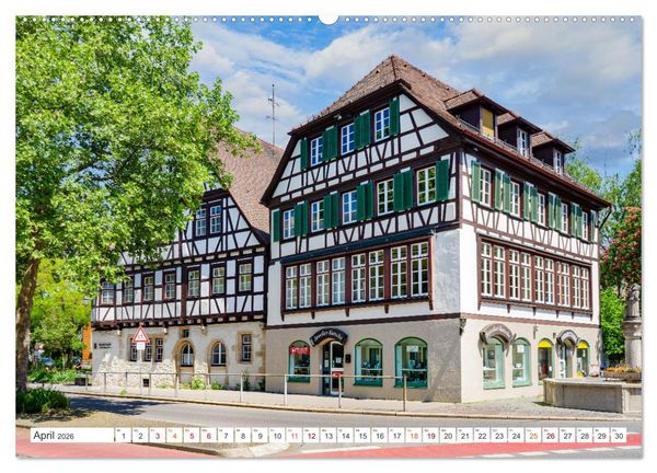 Produktbild: Sindelfingen Impressionen (Wandkalender 2026 DIN A2 quer), CALVENDO Monatskalender