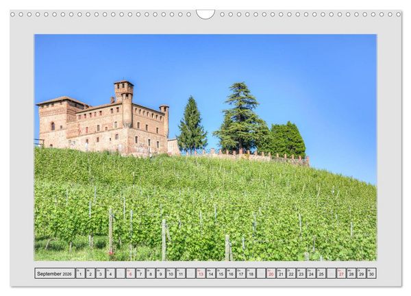 Produktbild: Piemont - die Genussregion Italiens (Wandkalender 2026 DIN A3 quer), CALVENDO Monatskalender