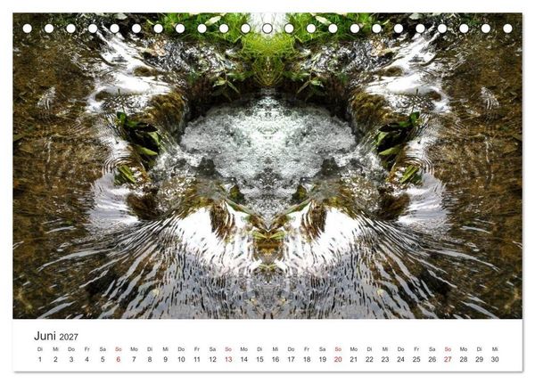 Produktbild: Spiegelwelten - Natur anders sehen (Tischkalender 2027 DIN A5 quer), CALVENDO Monatskalender