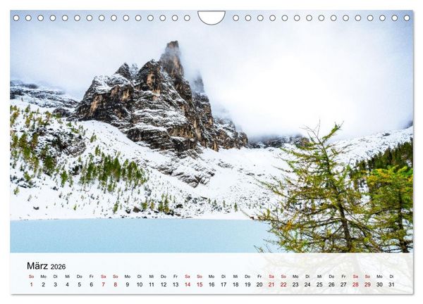 Produktbild: Die Dolomiten - Faszination Berge (Wandkalender 2026 DIN A4 quer), CALVENDO Monatskalender