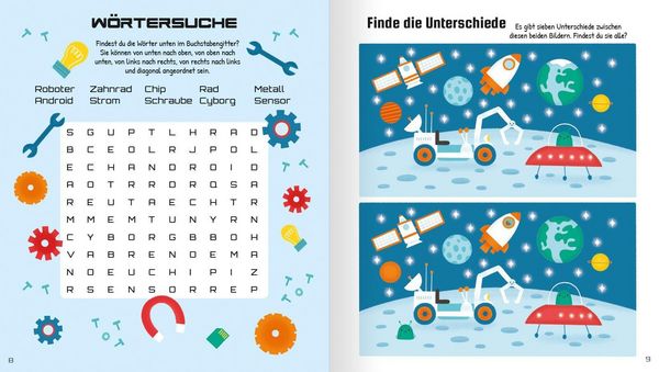 Produktbild: Roboter R&auml;tselspa&szlig; (Mint-Spa&szlig;buch)