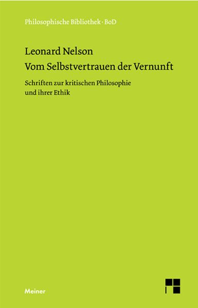 Produktbild: Vom Selbstvertrauen der Vernunft