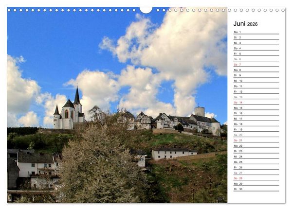 Produktbild: Die Eifel und ihre Regionen - Die Nordeifel (Wandkalender 2026 DIN A3 quer), CALVENDO Monatskalender