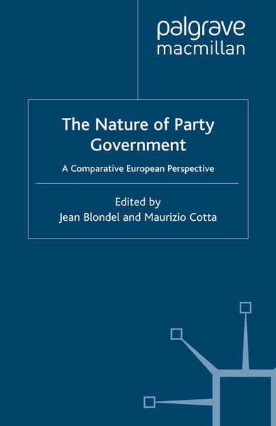 Produktbild: The Nature of Party Government