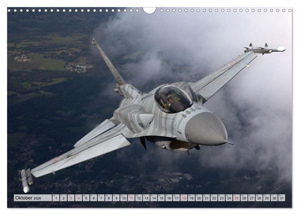 Produktbild: Milit&auml;rjets aus aller Welt (Wandkalender 2026 DIN A3 quer), CALVENDO Monatskalender