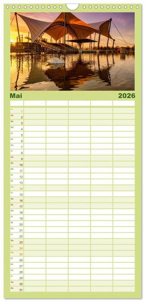 Produktbild: Familienplaner 2026 - Magdeburg entdecken mit 5 Spalten (Wandkalender, 21 x 45 cm) CALVENDO