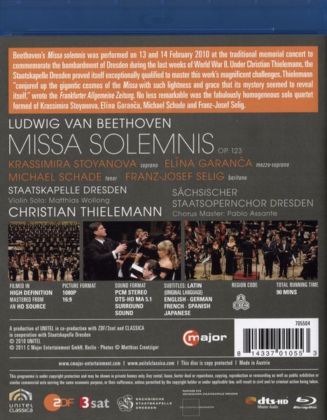 Produktbild: Beethoven - Missa Solemnis