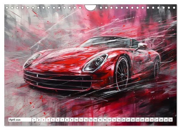 Produktbild: Neon Speed (Wandkalender 2026 DIN A4 quer), CALVENDO Monatskalender