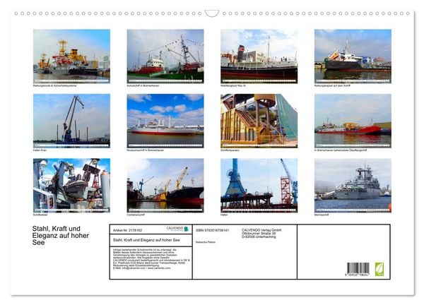 Produktbild: Stahl, Kraft und Eleganz auf hoher See (Wandkalender 2026 DIN A2 quer), CALVENDO Monatskalender