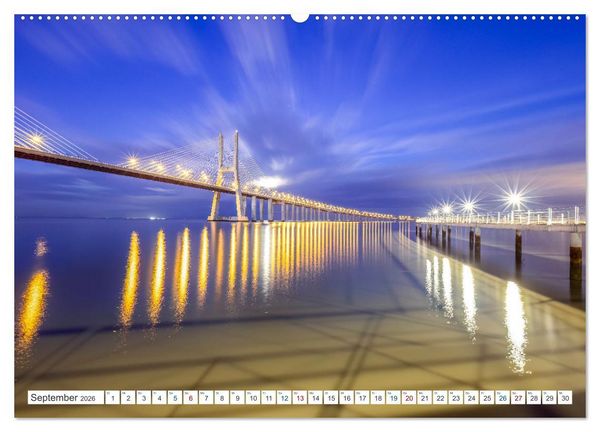 Produktbild: Eine Stadt voller Charme - Lissabon (Wandkalender 2026 DIN A2 quer), CALVENDO Monatskalender