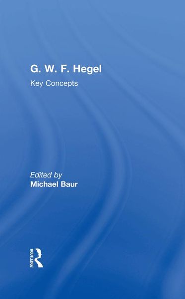 Produktbild: G. W. F. Hegel