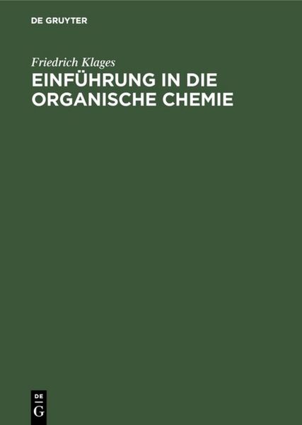 Produktbild: Einf&uuml;hrung in die organische Chemie