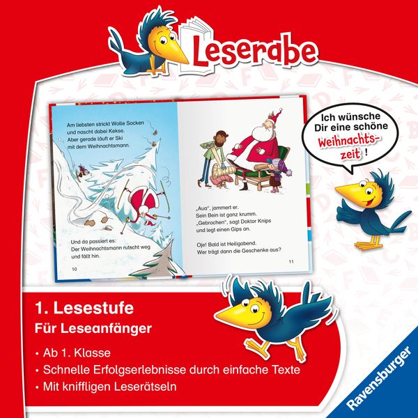 Produktbild: Leserabe Sonderausgaben - Zauberhafte Weihnachtsgeschichten f&uuml;r Erstleser