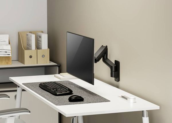 Produktbild: SpeaKa Professional SP-MM-990 Monitor-Wandhalterung 1 Display(s) 43,2 cm (17") - 124,5 cm (49") Schwarz H&ouml;henverstellbar, Neigbar, Schwenkbar