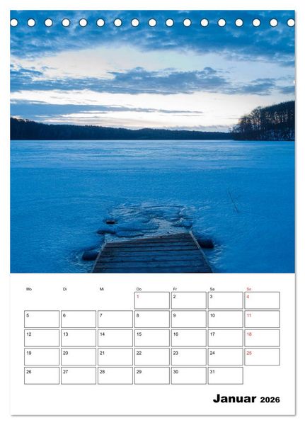 Produktbild: Usedom - Inseltraum im Norden (Tischkalender 2026 DIN A5 hoch), CALVENDO Monatskalender