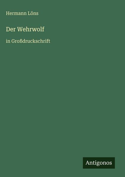 Produktbild: Der Wehrwolf