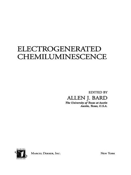 Produktbild: Electrogenerated Chemiluminescence