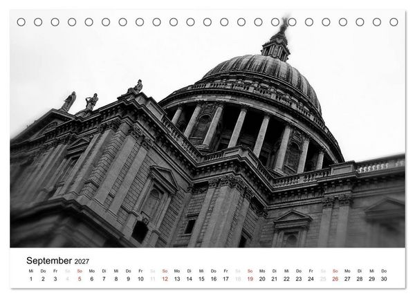 Produktbild: London (Tischkalender 2027 DIN A5 quer), CALVENDO Monatskalender