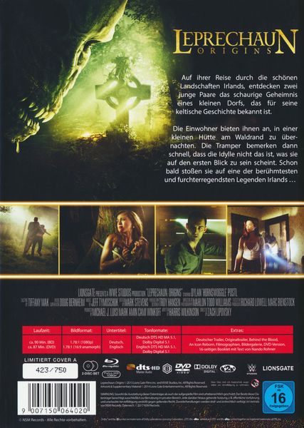 Produktbild: Leprechaun - Origins - Mediabook - Cover A (+ DVD)