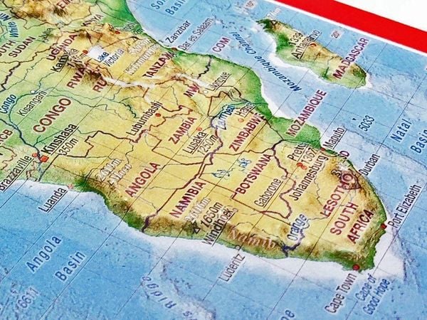 Produktbild: Reliefpostkarte Afrika