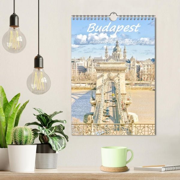 Produktbild: Budapest - Ein malerischer Spaziergang (Wandkalender 2026 DIN A4 hoch), CALVENDO Monatskalender