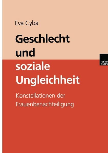 Produktbild: Geschlecht und soziale Ungleichheit