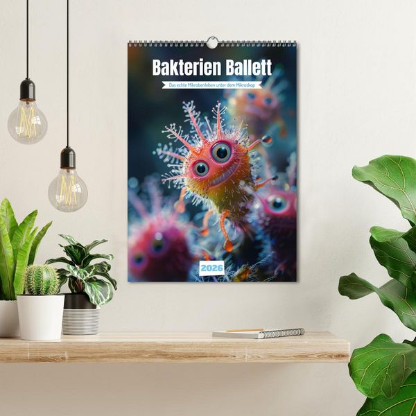 Produktbild: Bakterien Ballett (Wandkalender 2026 DIN A3 hoch), CALVENDO Monatskalender