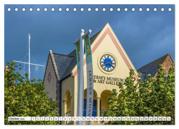 Produktbild: Jersey - Die Insel im &Auml;rmelkanal (Tischkalender 2026 DIN A5 quer), CALVENDO Monatskalender