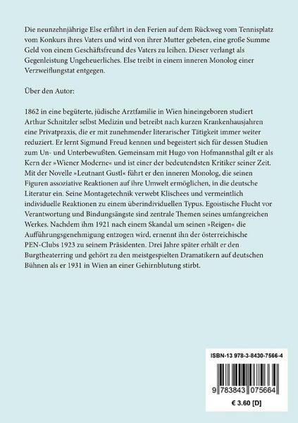 Produktbild: Fr&auml;ulein Else
