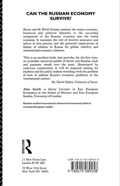 Produktbild: Russia and the World Economy