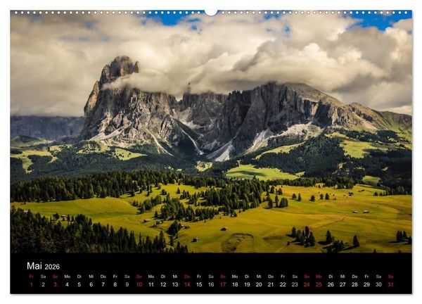Produktbild: Bergpixel "H&ouml;henrausch und Leidenschaft" (hochwertiger Premium Wandkalender 2026 DIN A2 quer), Kunstdruck in Hochglanz