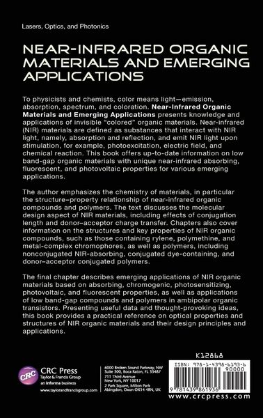 Produktbild: Near-Infrared Organic Materials and Emerging Applications