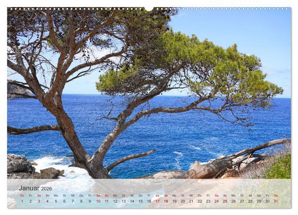 Produktbild: Cala Deia - Mallorcas Traumbucht (Wandkalender 2026 DIN A2 quer), CALVENDO Monatskalender