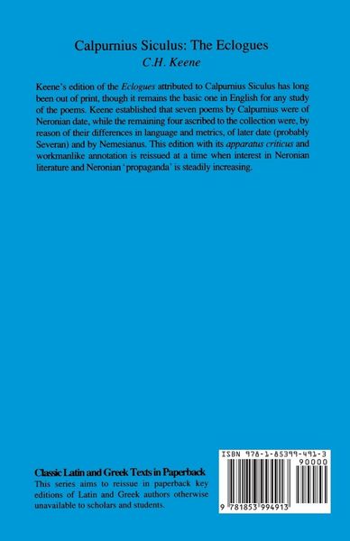 Produktbild: Calpurnius Siculus