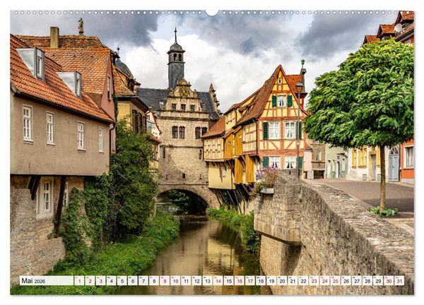 Produktbild: Landkreis Kitzingen (hochwertiger Premium Wandkalender 2026 DIN A2 quer), Kunstdruck in Hochglanz