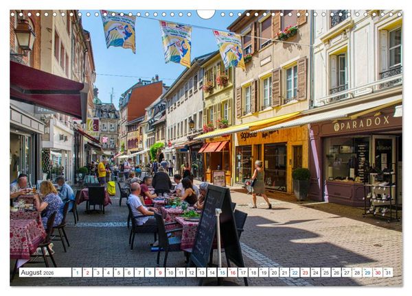 Produktbild: Mulhouse - Das s&uuml;dliche Tor der els&auml;ssischen Weinstra&szlig;e (Wandkalender 2026 DIN A3 quer), CALVENDO Monatskalender