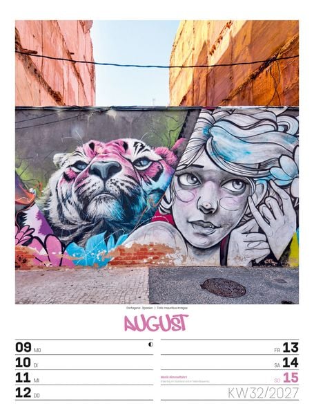 Produktbild: Street Art Wochenplaner Kalender 2027