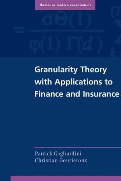 Produktbild: Granularity Theory with Applications to Finance and Insurance