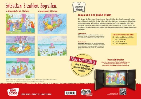 Produktbild: Jesus und der gro&szlig;e Sturm. Kamishibai Bildkartenset